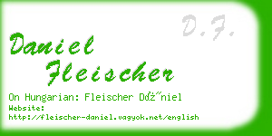 daniel fleischer business card